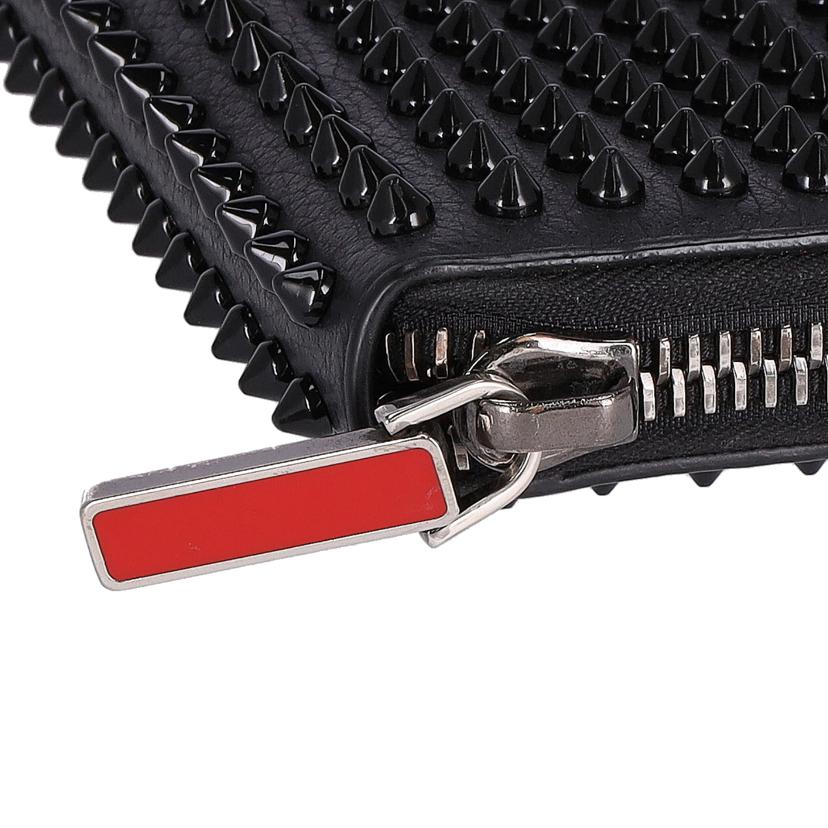 Ｃ．Ｌｏｕｂｏｕｔｉｎ クリスチャン.ルブタン　C.Louboutin　スパイクラウンドファスナー長財布　ブラック　メンズ/スパイクラウンドファスナー長財布//ABランク/37