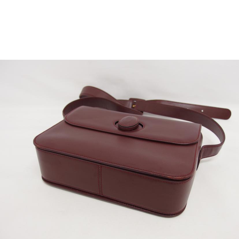 Ｃａｒｔｉｅｒ カルティエ/マストライン／ターンロックショルダーバッグ／ボルドー//Bランク/04