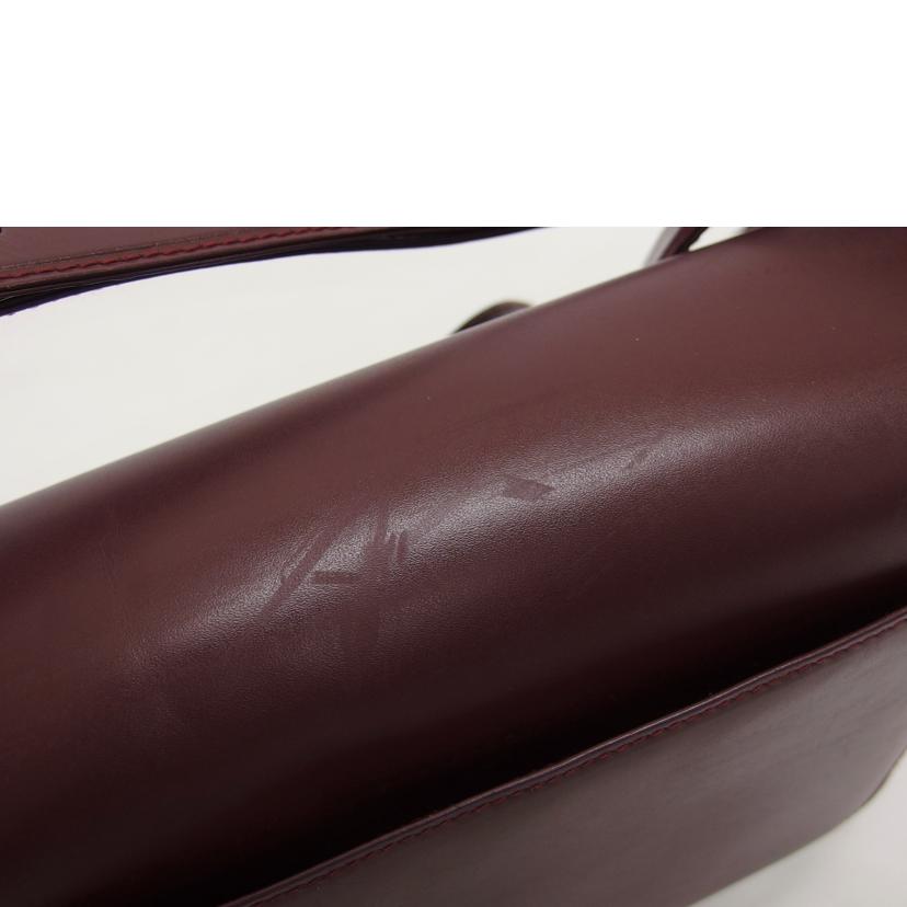 Ｃａｒｔｉｅｒ カルティエ/マストライン／ターンロックショルダーバッグ／ボルドー//Bランク/04