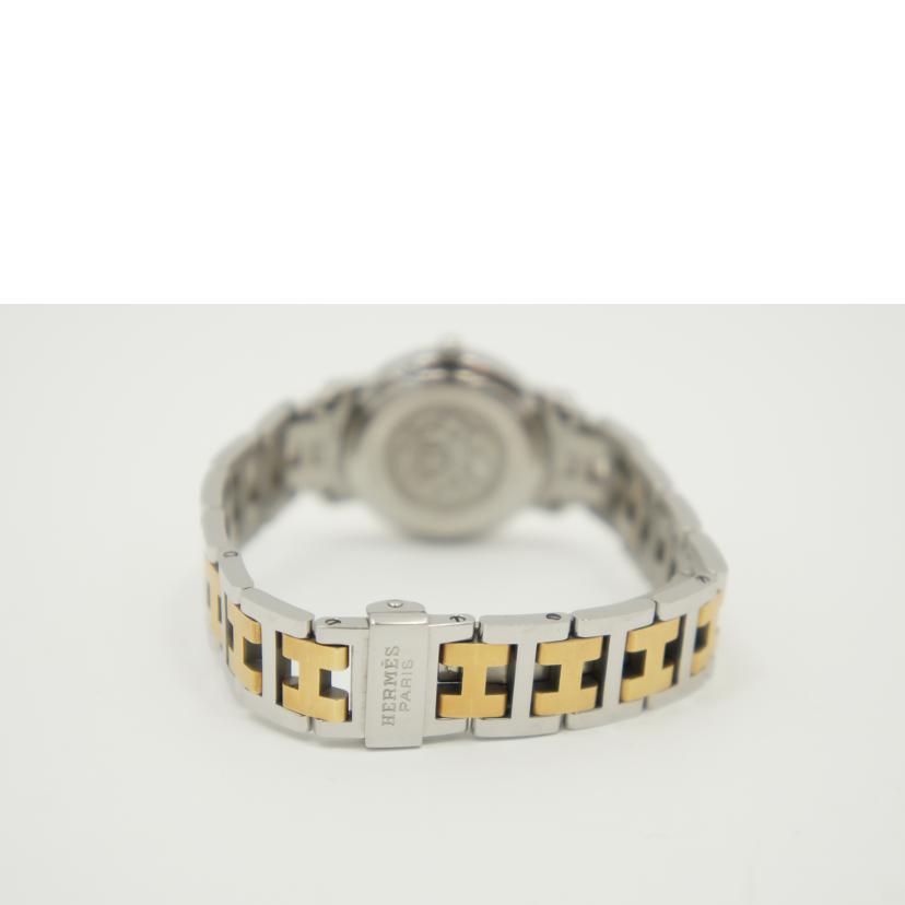 ＨＥＲＭＥＳ エルメス/クリッパー／レディース／クォーツ／アイボリー文字盤/CL4.220//1226928/Aランク/75