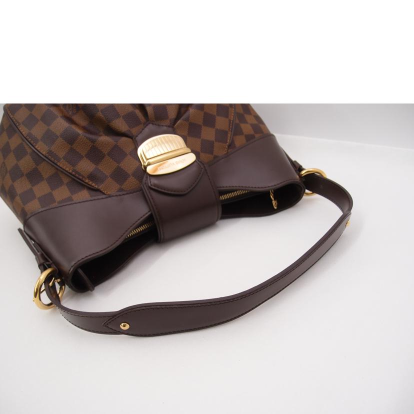 ＬＯＵＩＳ　ＶＵＩＴＴＯＮ ルイヴィトン ルイ・ヴィトン ビトン ダミエ・エベヌ 市松模様 ブラウン 茶 ショルダーバッグ ハンドバッグ  レディース 定番 人気 ＬＶ 肩がけ/システィナＭＭ／ダミエ・エベヌ　/N41541//VI1***/Aランク/69