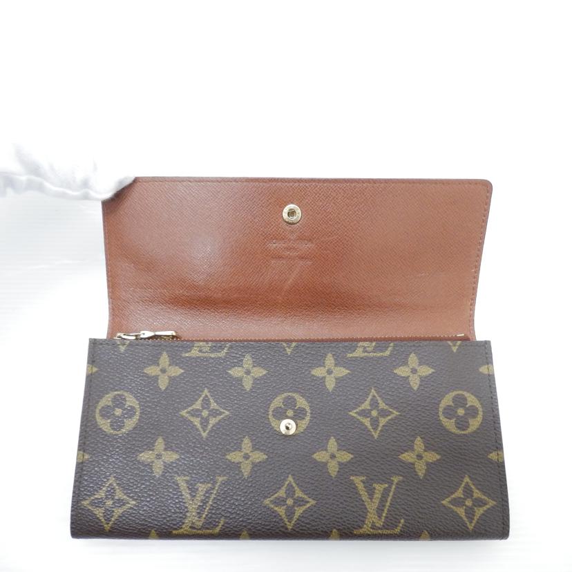 良品 ルイヴィトン モノグラム ポシェット ポルトモネ クレディ