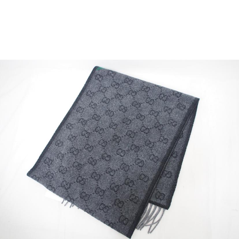 ＧＵＣＣＩ グッチ/ＧＧ柄／シェリーライン／ウール×アルパカ／マフラー/570603//3G200/Aランク/78