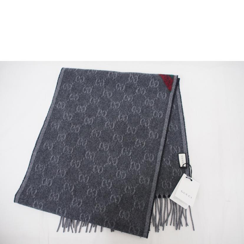 ＧＵＣＣＩ グッチ/ＧＧ柄／シェリーライン／ウール×アルパカ／マフラー/570603//3G200/Aランク/78