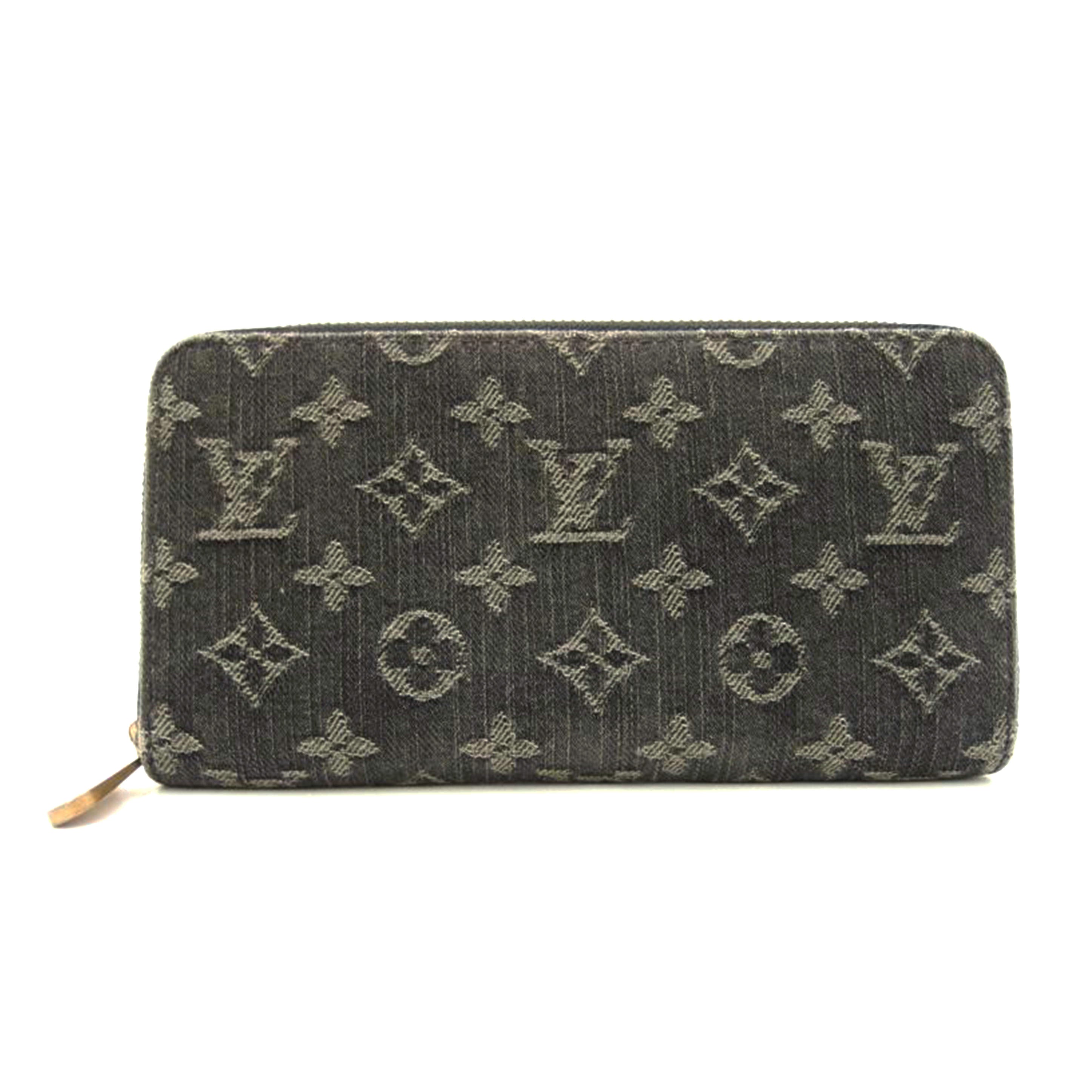 ＬＯＵＩＳ　ＶＵＩＴＴＯＮ ルイ・ヴィトン　長財布　ラウンドファスナー　ブラック　メンズ/ジッピーウォレット／モノグラムデニム／ノワール/M95614//CA0028/ABランク/69