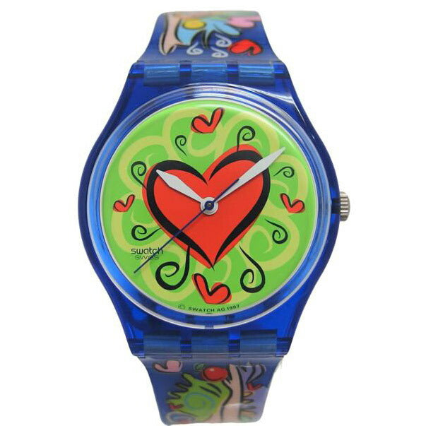 ｓｗａｔｃｈ スウォッチ/ＬＯＶＥ　Ｂｉｔｅリンゴ／バレンタイン限定／クォーツ//6751/Aランク/04