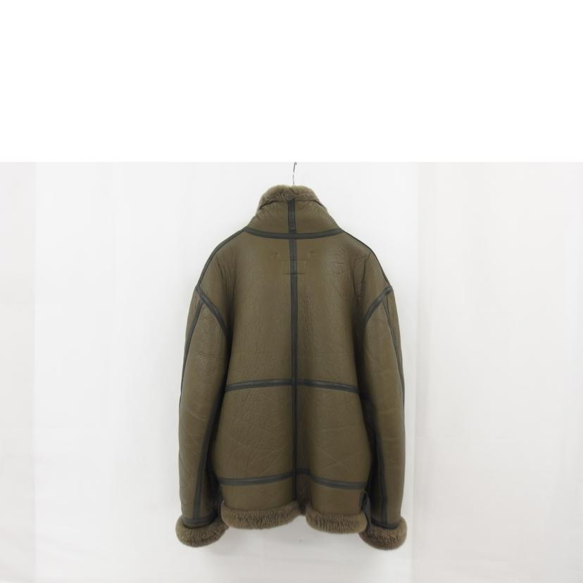 【極美品】MORGAN PRODUCTIONS B-3 ムートンジャケット 緑 MORGAN PRODUCTIONS モーガン プロダクションズ