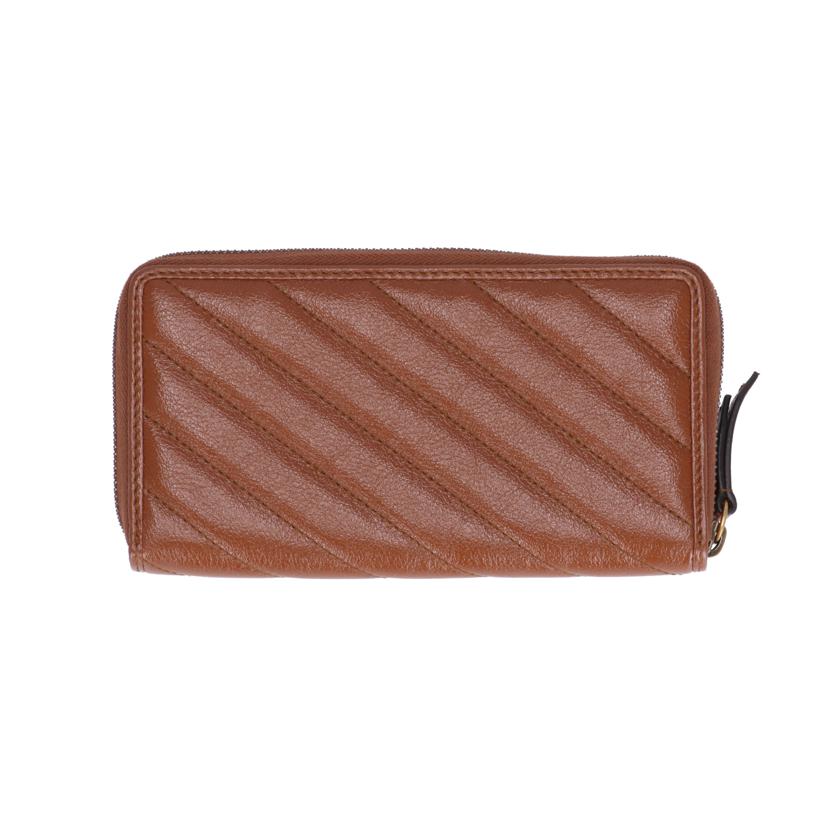 ＧＵＣＣＩ グッチ/ＧＧマーモントラウンドジップ長財布／ブラウン/443123･525040//Aランク/75