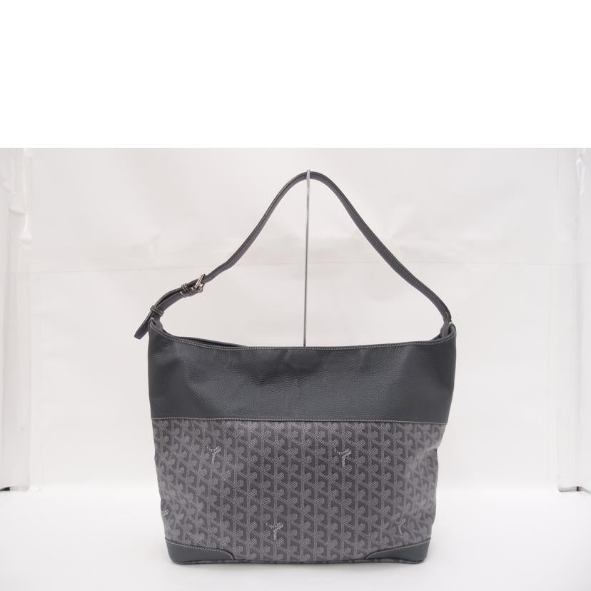 GOYARD ゴヤール ワンショルダー 肩掛ケ レザー×PVC メンズ  レディース/グレナディン/グレー/MAE******/ブランドバック/ABランク/69【中古】