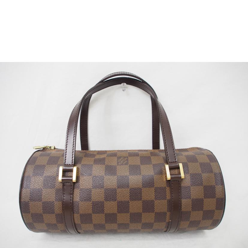 ＬＯＵＩＳ　ＶＵＩＴＴＯＮ ルイヴィトン ルイ・ヴィトン ビトン ダミエ・エベヌ 市松模様 ブラウン 茶 ショルダーバッグ ハンドバッグ トートバッグ ブラウン メンズ レディース 定番 人気 ＬＶ 斜め掛け 肩がけ/パピヨン２６／ダミエ／エベヌ/N51304//DU0***/Bランク/78