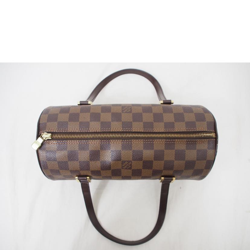 ＬＯＵＩＳ　ＶＵＩＴＴＯＮ ルイヴィトン ルイ・ヴィトン ビトン ダミエ・エベヌ 市松模様 ブラウン 茶 ショルダーバッグ ハンドバッグ トートバッグ ブラウン メンズ レディース 定番 人気 ＬＶ 斜め掛け 肩がけ/パピヨン２６／ダミエ／エベヌ/N51304//DU0***/Bランク/78