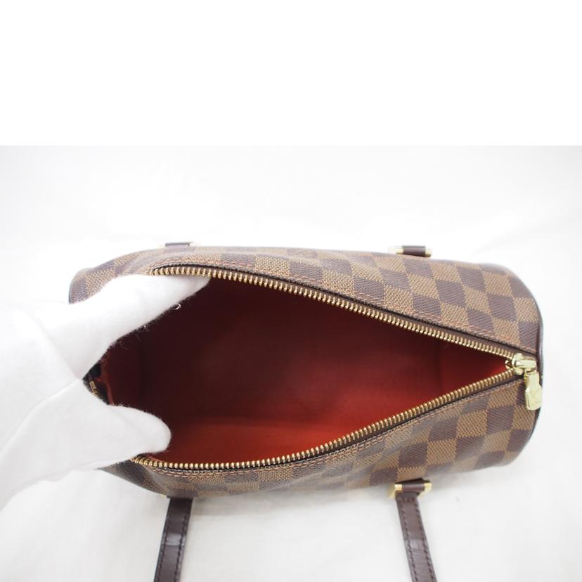 ＬＯＵＩＳ　ＶＵＩＴＴＯＮ ルイヴィトン ルイ・ヴィトン ビトン ダミエ・エベヌ 市松模様 ブラウン 茶 ショルダーバッグ ハンドバッグ トートバッグ ブラウン メンズ レディース 定番 人気 ＬＶ 斜め掛け 肩がけ/パピヨン２６／ダミエ／エベヌ/N51304//DU0***/Bランク/78