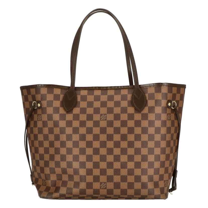 ＬＯＵＩＳ　ＶＵＩＴＴＯＮ ルイヴィトン ルイ・ヴィトン ビトン ダミエ・エベヌ 市松模様 ブラウン 茶 ショルダーバッグ ハンドバッグ トートバッグ ブラウン メンズ レディース 定番 人気 ＬＶ 斜め掛け 肩がけ/ネヴァーフルＭＭ／旧型／ダミエ／エベヌ/N51105//CA2***/Aランク/75