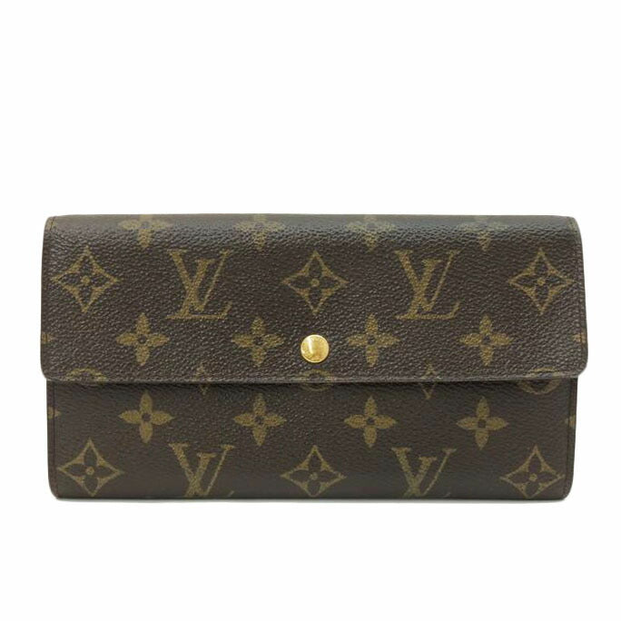 ＬＯＵＩＳ　ＶＵＩＴＴＯＮ ルイ・ヴィトン　二つ折り　長財布　ブラウン　　/ポシェットポルトモネ・クレディＮＭ／モノグラム/M61726//MB0035/ABランク/69