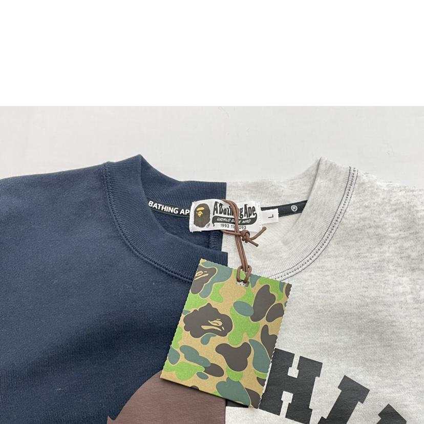 Ａ　ＢＡＴＨＩＮＧ　ＡＰＥ アベイシングエイプ/ＬＯＯＳＥ　ＦＩＴ　ＣＲＥＷＮＥＣＫ/001SWH7010021//SAランク/51