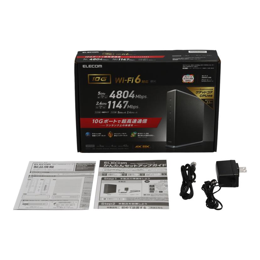 ＥＬＥＣＯＭ エレコム/Ｗｉ－Ｆｉ　１０ギガビットルーター/WRC-X6000XS-G//0931L803800218A/Bランク/69