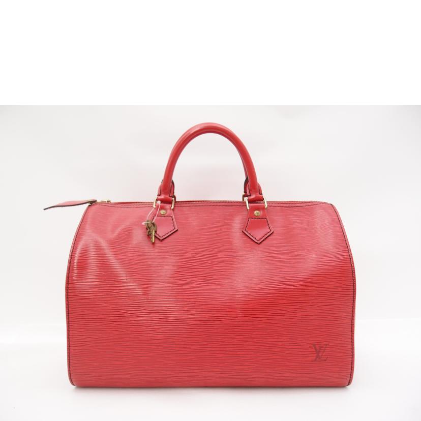 ＬＯＵＩＳ　ＶＵＩＴＴＯＮ ルイヴィトン　ビトン　ハンドバック　ボストンバック　赤　レディース　定番　人気　LV/スピーディ３０／エピ／カスティリアンレッド/M43007//VI0***/Aランク/69