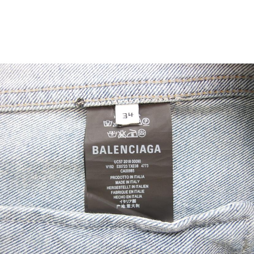 ＢＡＬＥＮＣＩＡＧＡ バレンシアガ/グラフィティオーバーサイズＧジャン／サイズ３４（ＸＳ）　/530723//Bランク/83