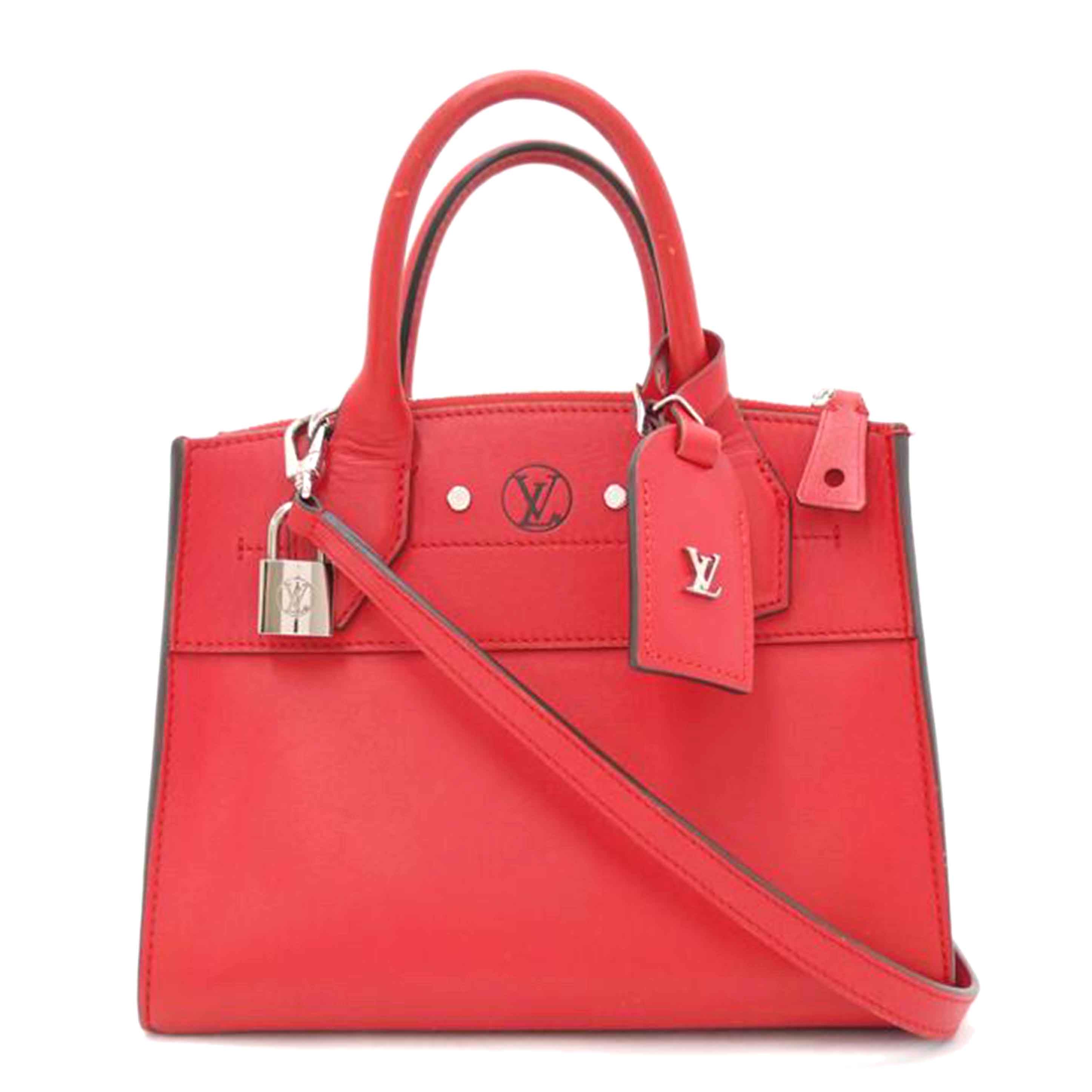 ＬＯＵＩＳ　ＶＵＩＴＴＯＮ ルイヴィトン　ビトン　ハンドバック　トートバッグ　2WAY　ショルダーバッグ　斜め掛け　赤　レディース/シティ・スティーマーＭＩＮＩ／ルージュ/M42624//DU1***/ABランク/69