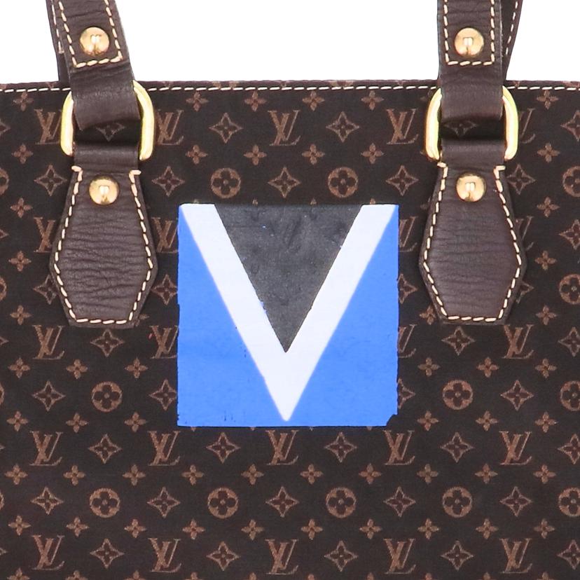 ＬＶ ルイヴィトン　バッグ　トートバッグ　ハンドバッグ　　キャンバス　レザー　レディース　ブラウン/タンジェ／モノグラムミニイニシャル/M40023//TH0045/ABランク/75