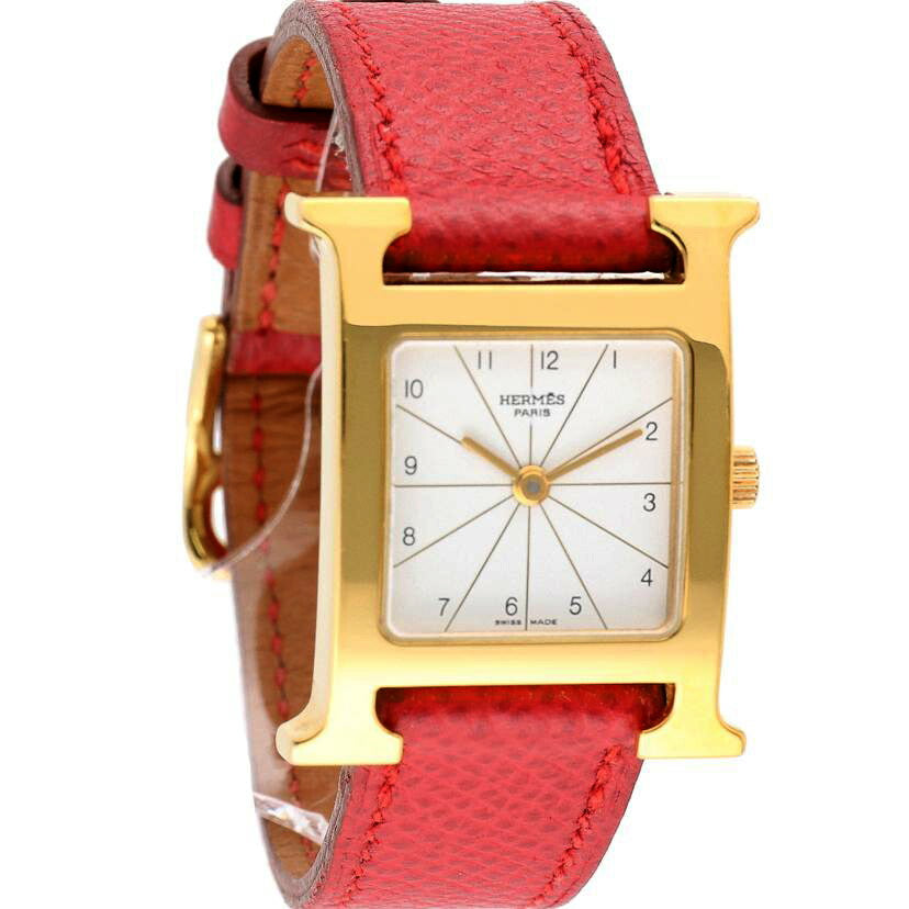 ＨＥＲＭＥＳ エルメス/Ｈウォッチ・ラムサス／レディース／クオーツ/RS1.201//881***/Aランク/92