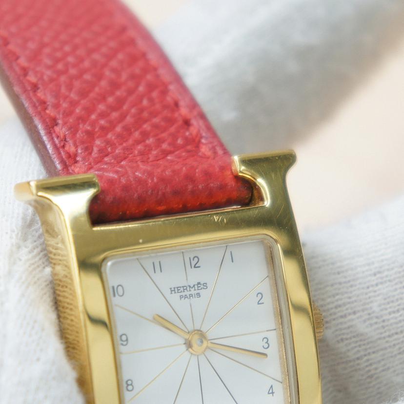 ＨＥＲＭＥＳ エルメス/Ｈウォッチ・ラムサス／レディース／クオーツ/RS1.201//881***/Aランク/92