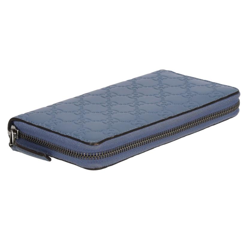 ＧＵＣＣＩ グッチ/ラウンドジップ長財布／ブルー系/307987･2091//Aランク/75