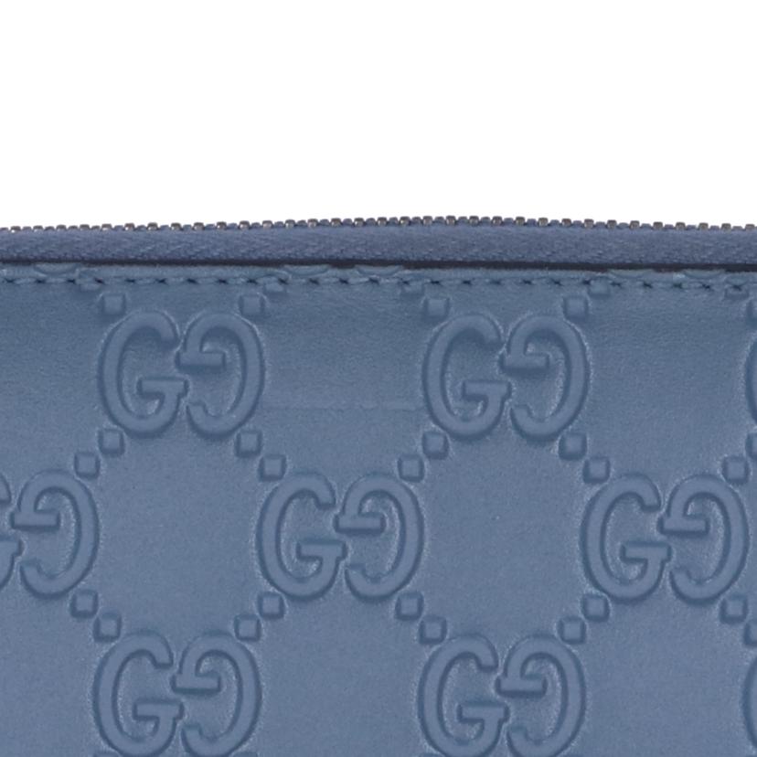 ＧＵＣＣＩ グッチ/ラウンドジップ長財布／ブルー系/307987･2091//Aランク/75