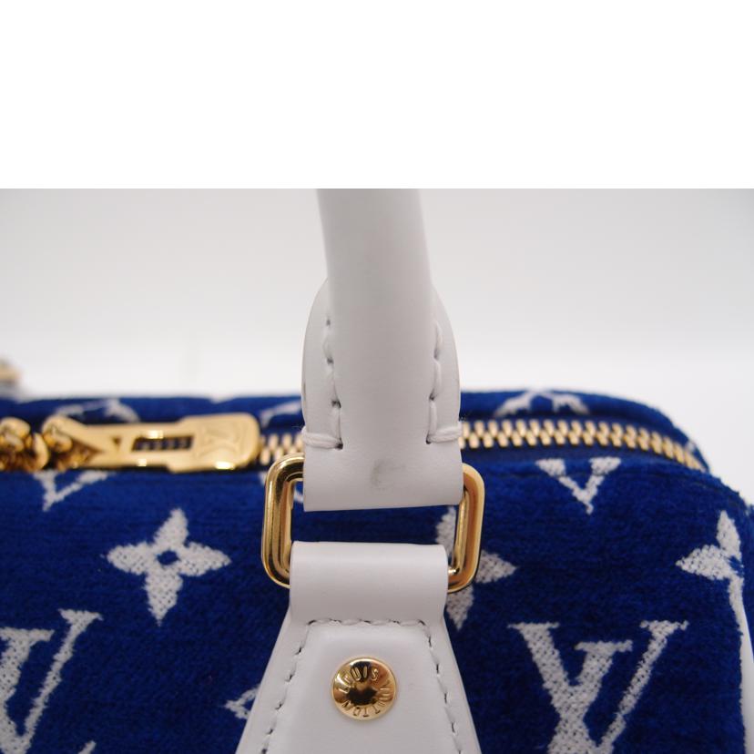 ＬＯＵＩＳ　ＶＵＩＴＴＯＮ ルイヴィトン　ビトン　ハンドバック　2WAY　ショルダーバック　ミニ　ボストンバック　斜め掛け　青　レディース/スピーディバンドリエール２０／ジャカード・ベルベット/M20751//RFI****/SAランク/69