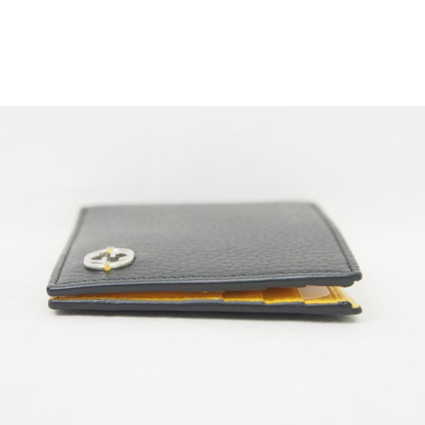 ＧＵＣＣＩ ｸﾞｯﾁ/インターロッキングＧ／レザー／２つ折り財布/611229//203887/Aランク/78