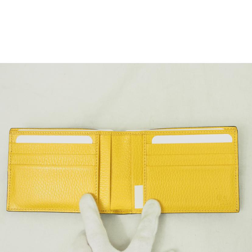 ＧＵＣＣＩ ｸﾞｯﾁ/インターロッキングＧ／レザー／２つ折り財布/611229//203887/Aランク/78