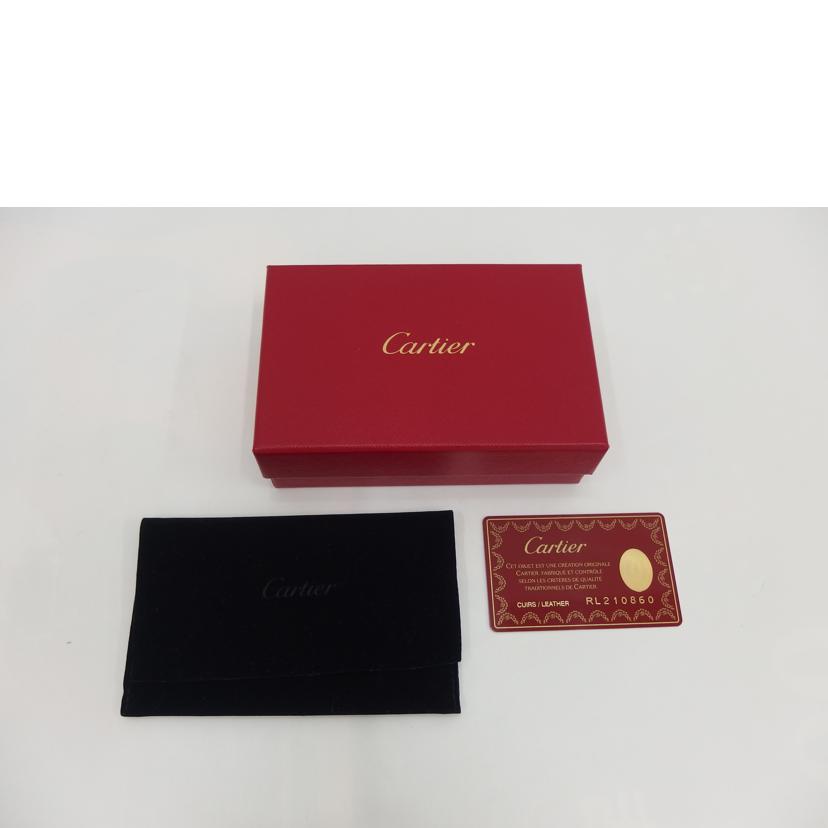 Ｃａｒｔｉｅｒ ｶﾙﾃｨｴ/レザーカードケース／茶//ABランク/82