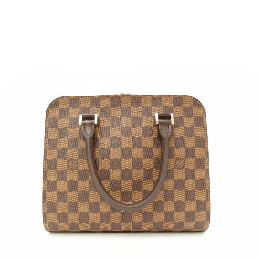 ＬＯＵＩＳ　ＶＵＩＴＴＯＮ ルイヴィトン ルイ・ヴィトン ビトン ダミエ・エベヌ 市松模様 ブラウン 茶  ハンドバッグ トートバッグ  レディース 定番 人気 ＬＶ /トリアナ／ダミエ・エベヌ/N51155//VI0***/SAランク/69