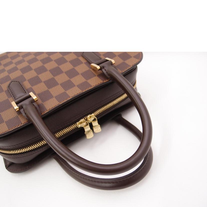 ＬＯＵＩＳ　ＶＵＩＴＴＯＮ ルイヴィトン ルイ・ヴィトン ビトン ダミエ・エベヌ 市松模様 ブラウン 茶  ハンドバッグ トートバッグ  レディース 定番 人気 ＬＶ /トリアナ／ダミエ・エベヌ/N51155//VI0***/SAランク/69