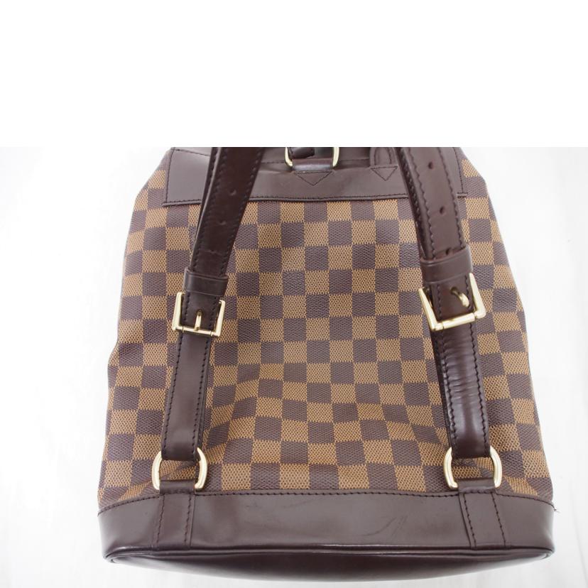 ＬＯＵＩＳ　ＶＵＩＴＴＯＮ ルイヴィトン ルイ・ヴィトン ビトン ダミエ・エベヌ 市松模様 ブラウン 茶 廃盤 リュック バックパック ショルダーバッグ ハンドバッグ トートバッグ ブラウン メンズ レディース 定番 人気 ＬＶ 斜め掛け 肩がけ/ソーホー／ダミエ／エベヌ/N51132//TH0***/Aランク/78