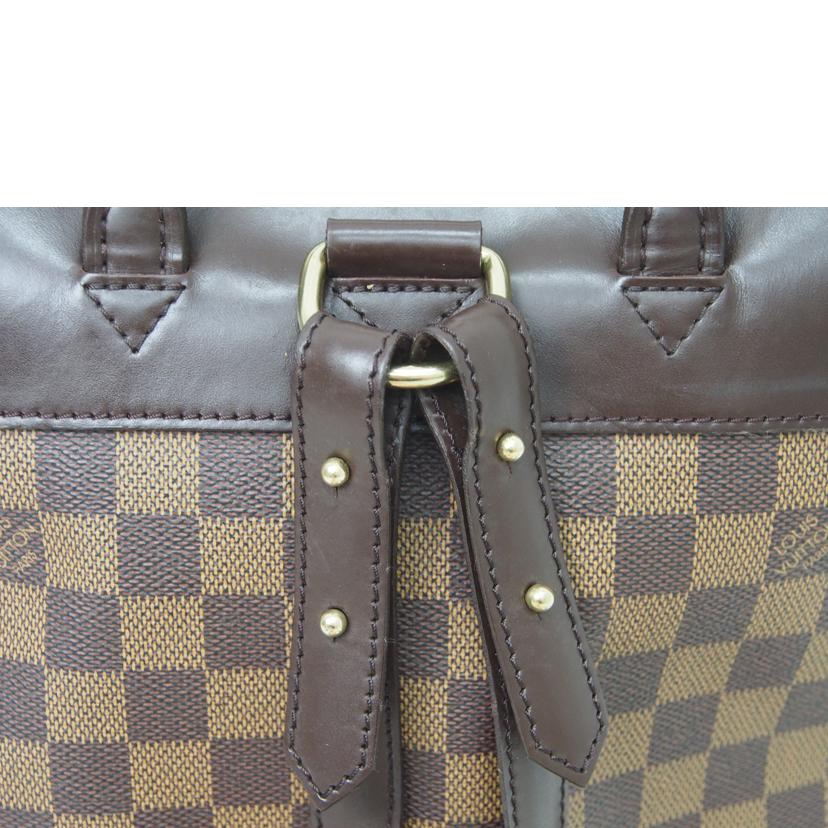 ＬＯＵＩＳ　ＶＵＩＴＴＯＮ ルイヴィトン ルイ・ヴィトン ビトン ダミエ・エベヌ 市松模様 ブラウン 茶 廃盤 リュック バックパック ショルダーバッグ ハンドバッグ トートバッグ ブラウン メンズ レディース 定番 人気 ＬＶ 斜め掛け 肩がけ/ソーホー／ダミエ／エベヌ/N51132//TH0***/Aランク/78
