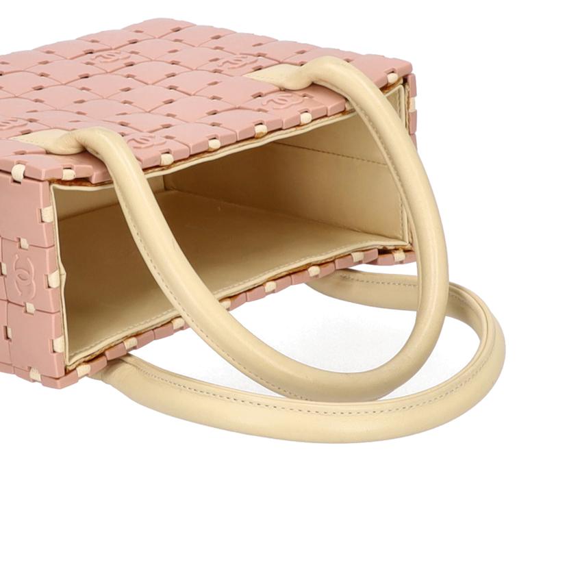 ＣＨＡＮＥＬ シャネル/パズルバッグ　ハンドバッグ／ピンク×ベージュ//6776072/Bランク/75