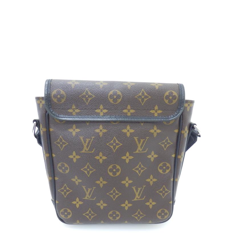 LOUIS VUITTON モノグラム マカサー バス PM M56717 ルイヴィトンマカサー バスPM 14145 ブラウン/黒 メンズ