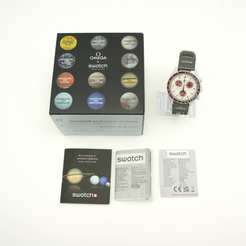 ＯＭＥＧＡ×ｓｗａｔｃｈ オメガ×スウォッチ/ムーンスウォッチ／ＭＩＳＳＩＯＮ　ＴＯ　ＰＬＵＴＯ／クオーツ/SO33M101//SAランク/03