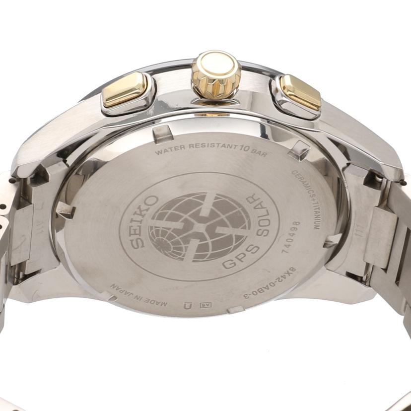 ＳＥＩＫＯ セイコー/アストロン　ビッグデイト／チタン／ソーラー電波/8X42-0AB0-3//740***/ABランク/01