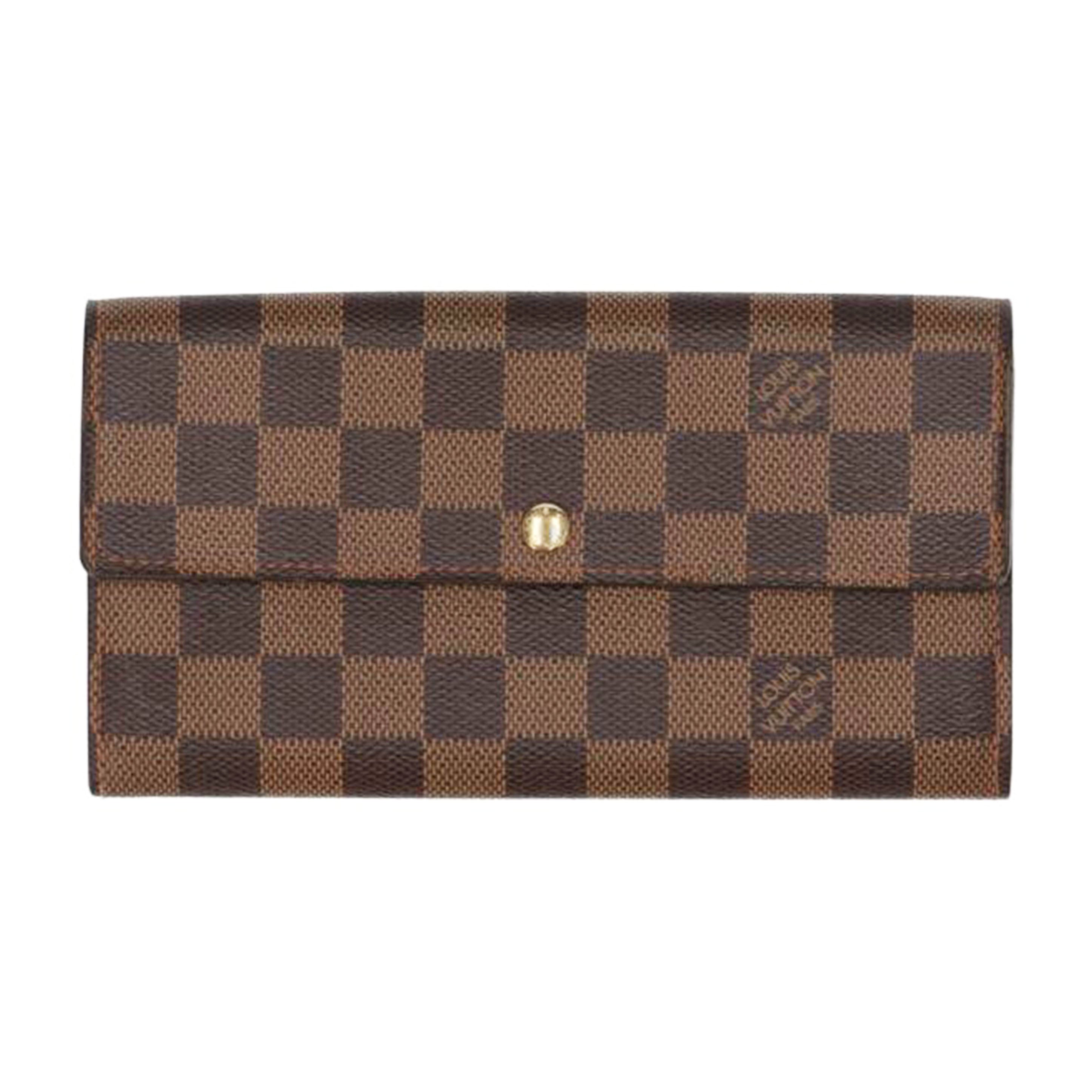 ＬＯＵＩＳ　ＶＵＩＴＴＯＮ ルイ・ヴィトン/ポルトフォイユ・サラ／ダミエ／エベヌ/N61726//CA1015/Bランク/75
