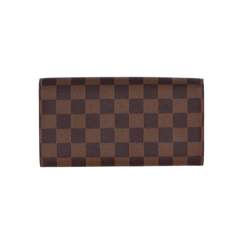 ＬＯＵＩＳ　ＶＵＩＴＴＯＮ ルイ・ヴィトン/ポルトフォイユ・サラ／ダミエ／エベヌ/N61726//CA1015/Bランク/75