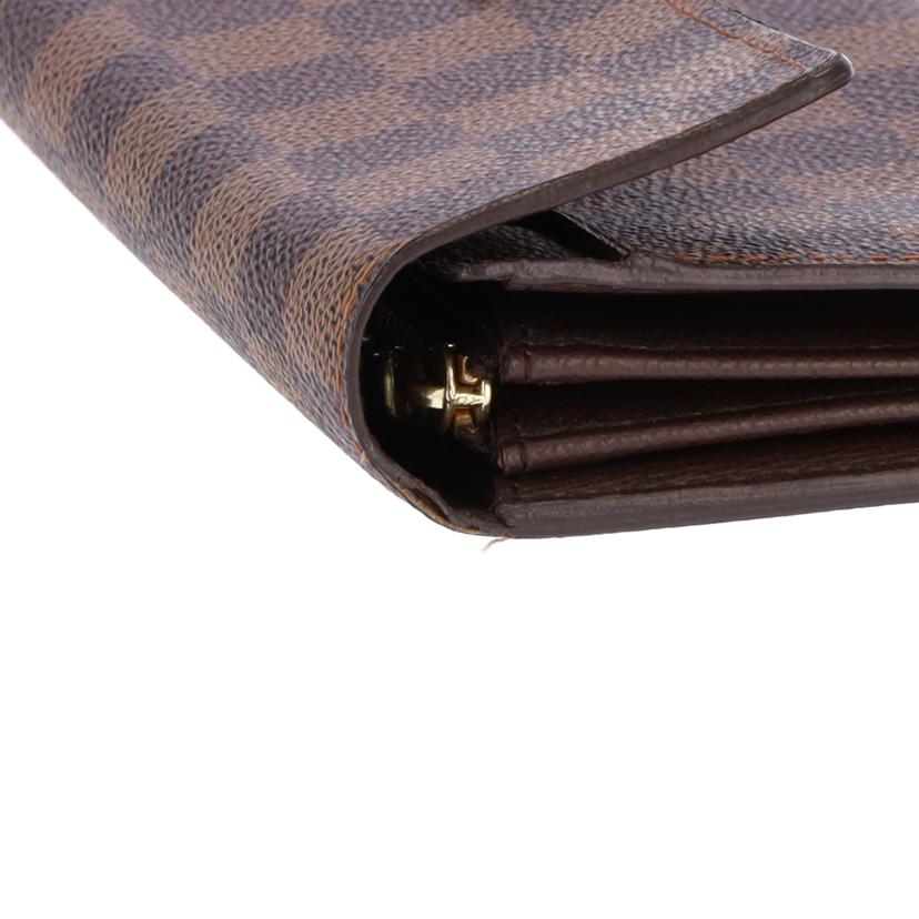 ＬＯＵＩＳ　ＶＵＩＴＴＯＮ ルイ・ヴィトン/ポルトフォイユ・サラ／ダミエ／エベヌ/N61726//CA1015/Bランク/75
