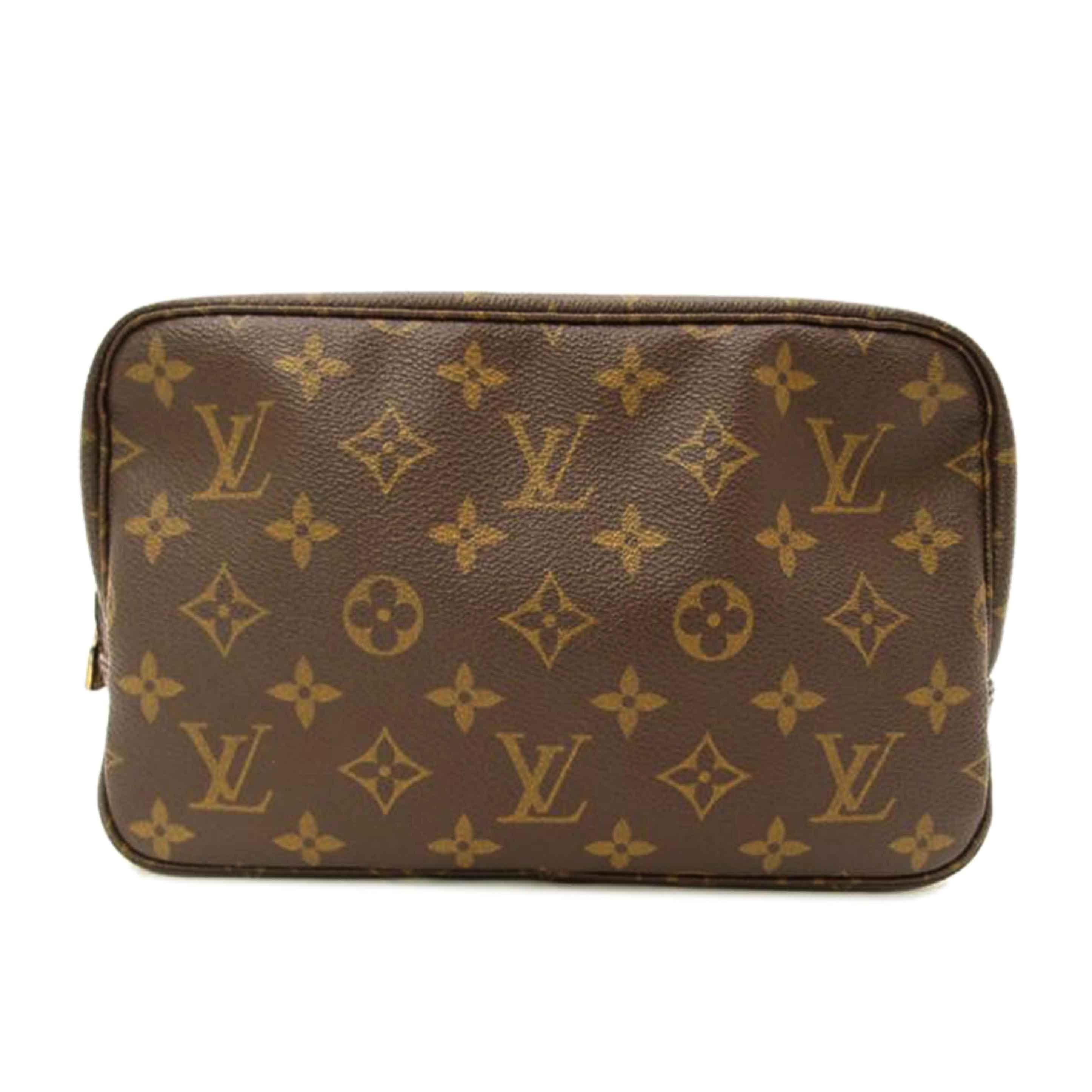 ＬＯＵＩＳ　ＶＵＩＴＴＯＮ ルイヴィトン　ビトン　化粧ポーチ　小物入れ　クラッチバック　セカンドバック　茶　ブラウン　レディース/トゥルーストワレット２３／モノグラム/M47524//884**/Bランク/69
