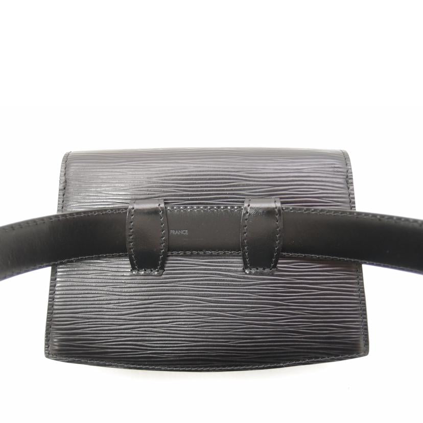 ＬＯＵＩＳ　ＶＵＩＴＴＯＮ ルイヴィトン　ビトン　ウエストポーチ　ヒップバック　黒　レディース　レザー　/ティルシット／エピ／ノワール/M52602//VI0***/Aランク/69