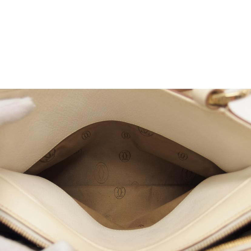 Ｃａｒｔｉｅｒ　 カルティエ/マルチェロ／ハンドバッグ／アイボリー//Bランク/04