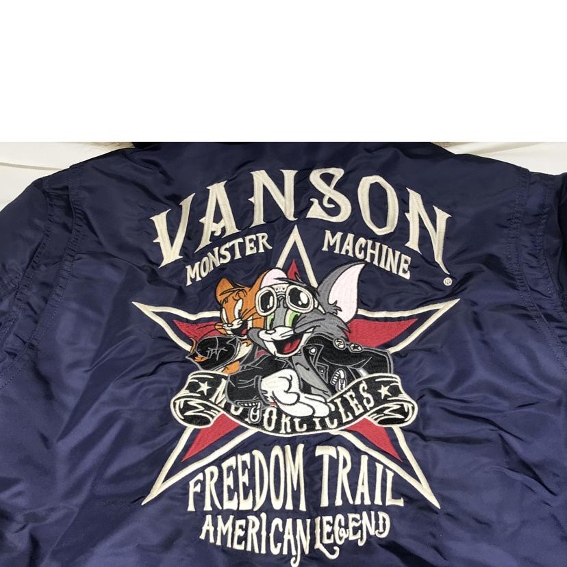 ＶＡＮＳＯＮ ﾊﾞﾝｿﾝ/ＴＯＭ＆ＪＥＲＲＹ　コラボ刺繍　Ｎ－３Ｂ　フライトジャケット//ABランク/51