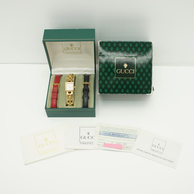 ＧＵＣＣＩ グッチ/チェンジベルトウォッチ／レディース／クオーツ/1800L//002****/Bランク/84