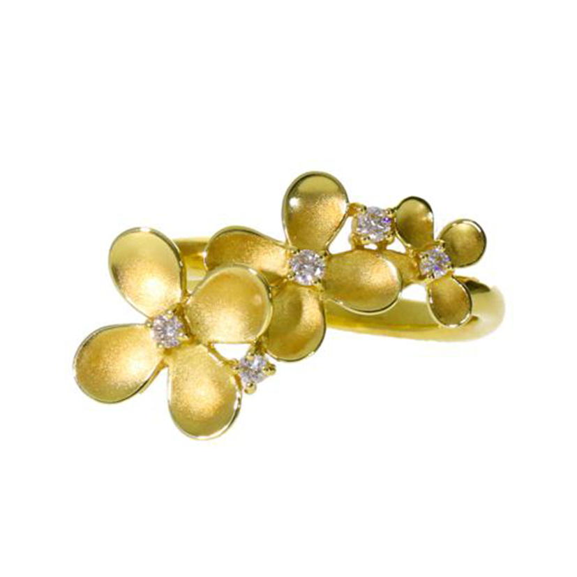 /Ｋ１８ダイヤリング／０．１３ｃｔ／＃１６//ABランク/75