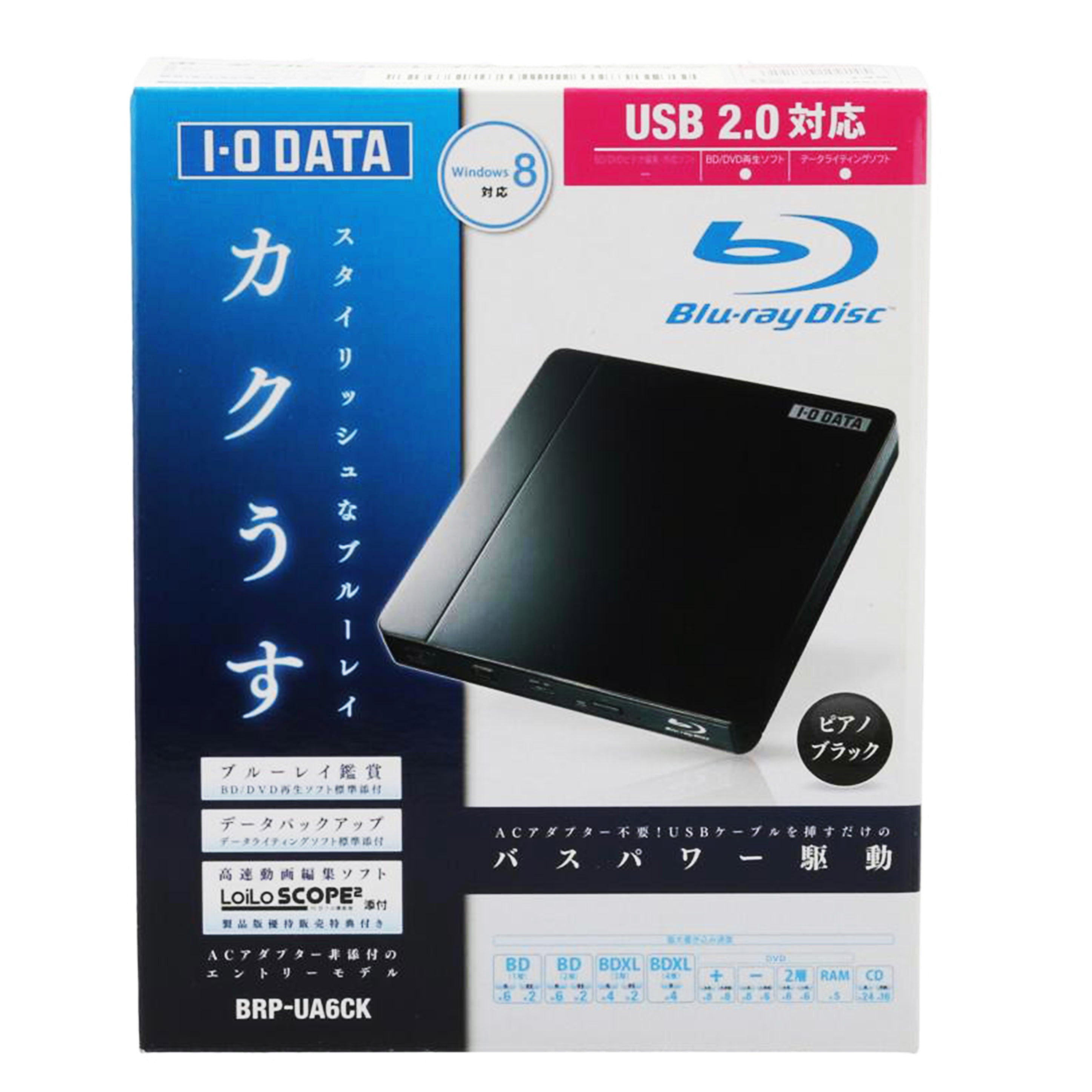 ＩＯＤＡＴＡ アイオーデーター/ＢＤドライブ/BRP-UA6CK//Sランク/62